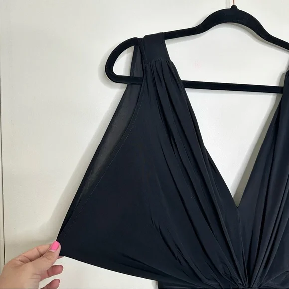 NWT MISA Los Angeles Xenia Maxi Dress in Black - Picture 4 of 11